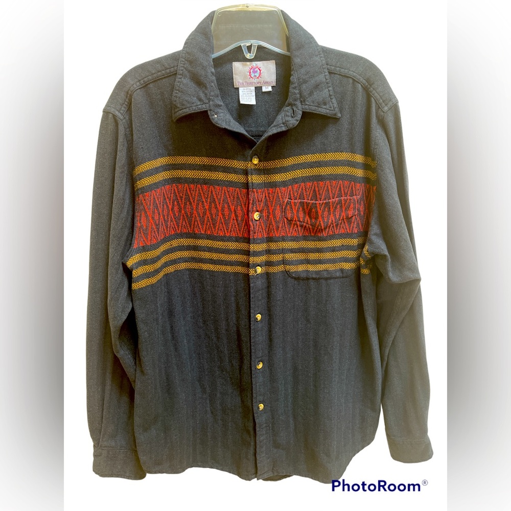The Territory Ahead Tribal Print Mens Button Down The Territory Ahead Aztec prnt